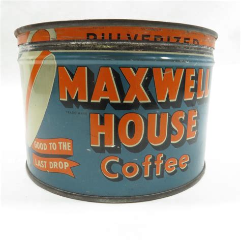 maxwell house metal coffee can|maxwell house catalogue.